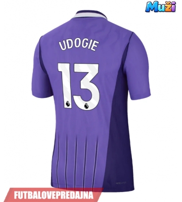 Lacne Muži Futbalové dres Tottenham Hotspur Destiny Udogie #13 2026-27 Krátky Rukáv - Tretina